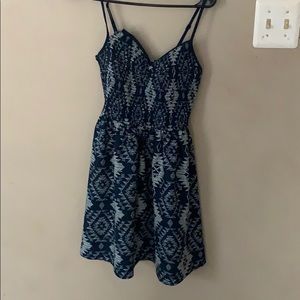 blue summer dress
